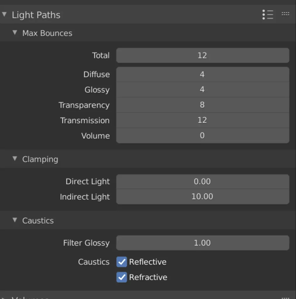 Uso de Light Paths cortos