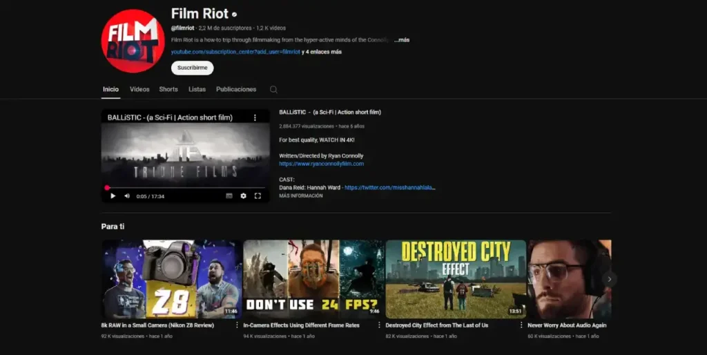 Canal de Film Riot