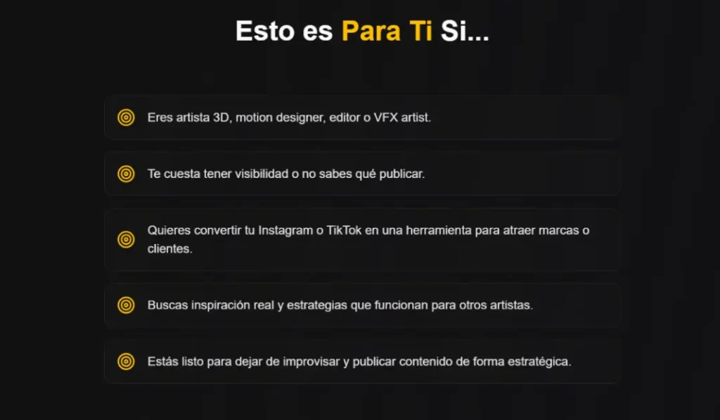 Para quién es 