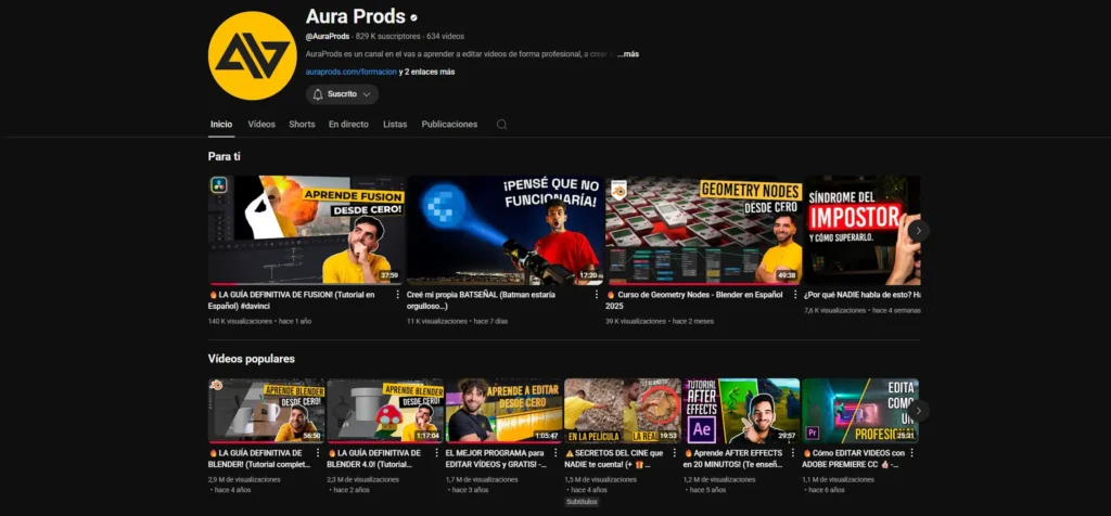 Canal AuraProds