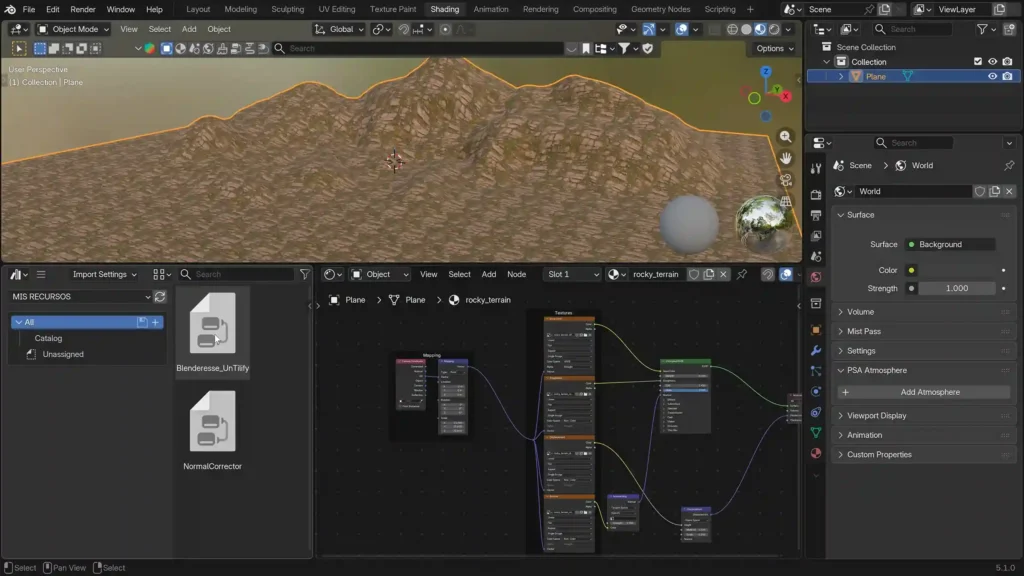 Asset browser blender untilify normal corrector